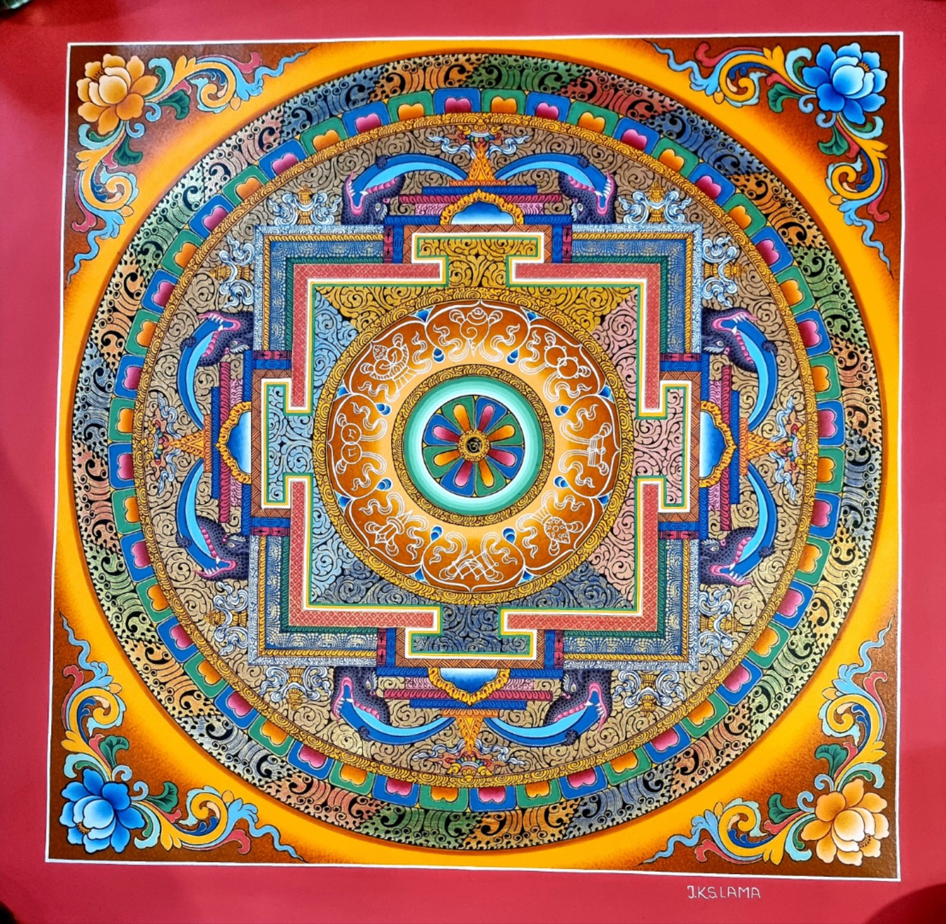 Asthamangala mandala