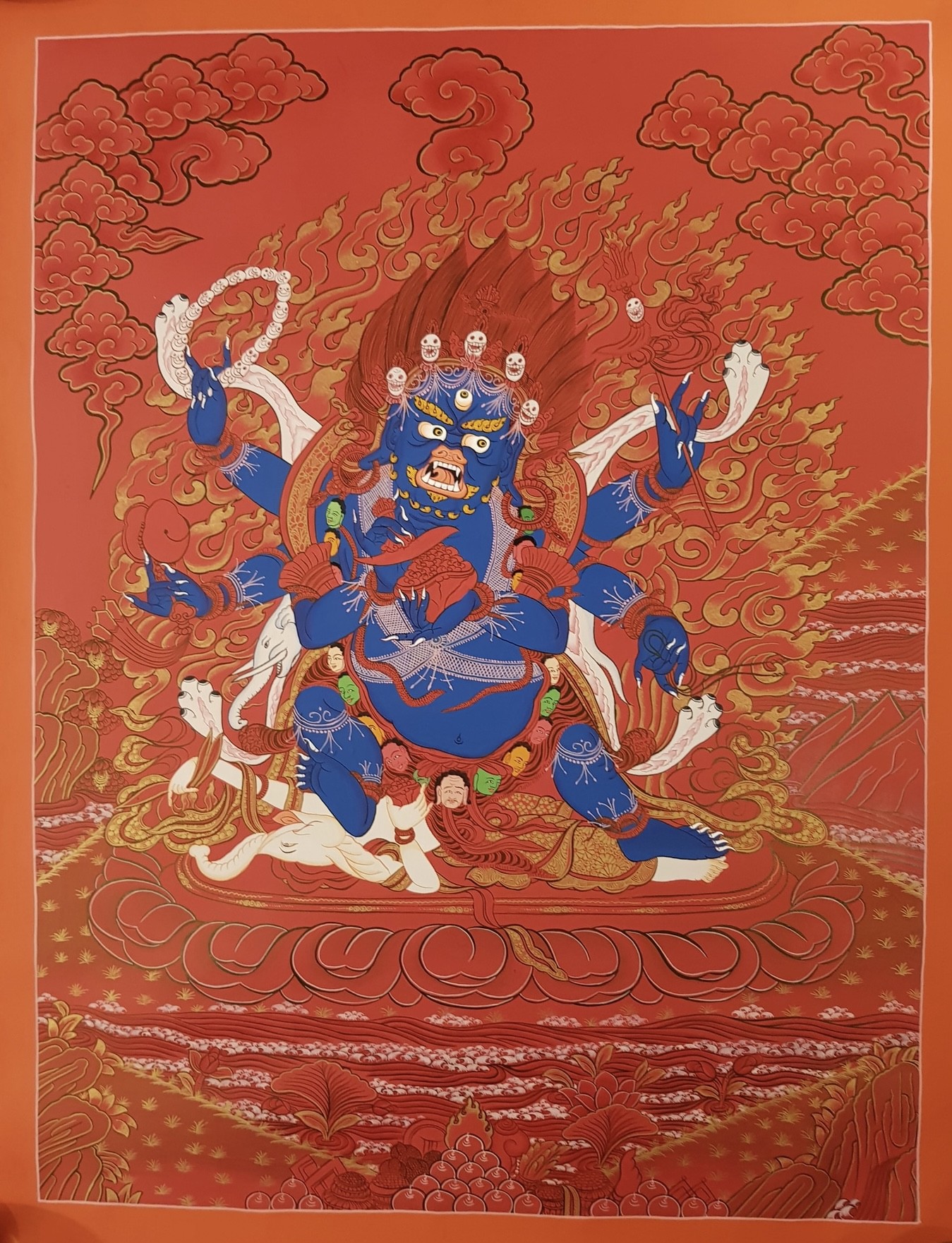 Six armed Mahakala